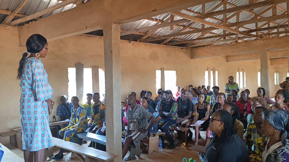 Mrs Ekwy Nwife addressing the students